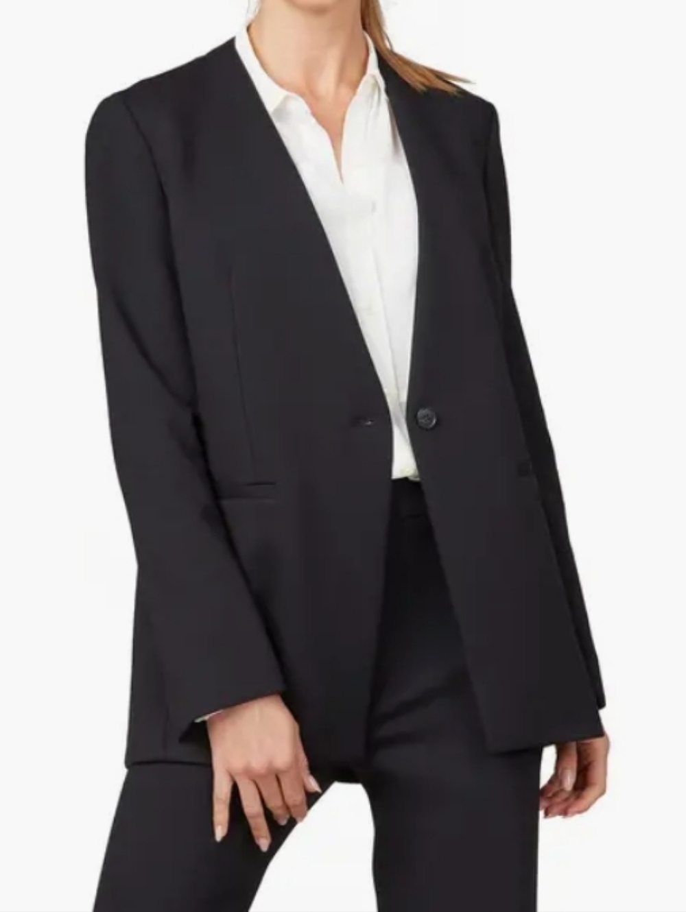 SPANX BLACK PERFECT OVERSIZED BLAZER SIZE M NEW